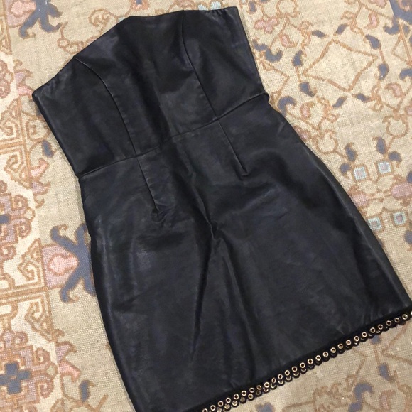 MINKPINK | Dresses | Minkpink Leather Minj Dress | Poshmark